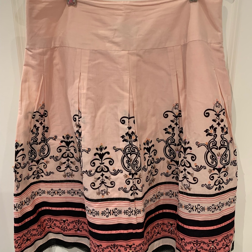 🔥SOLD🔥 Apt 9 A line pleated skirt with beaded details